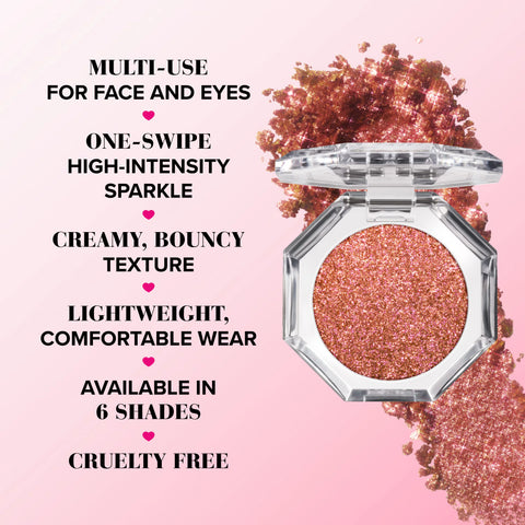 Disco Crush High Shine Glitter Eye + Face Sparkle