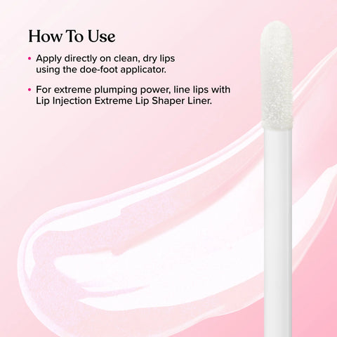 Lip Injection Maximum Plump Extra Strength Hydrating Lip Plumper Gloss